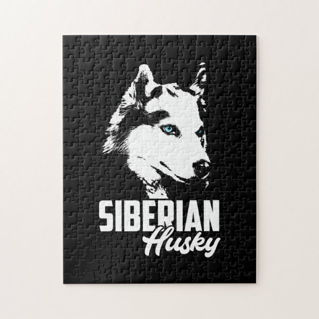 Strong Husky Siberian Pussel (Vertikal)