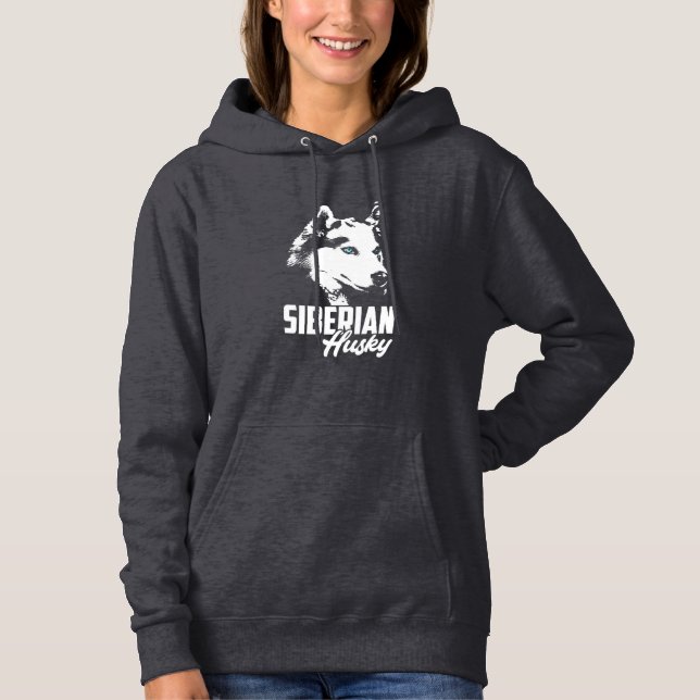 Strong Husky Siberian T Shirt (Framsida)