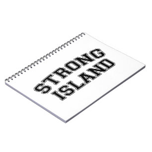 Strong Island, NYC, USA Anteckningsbok Med Spiral