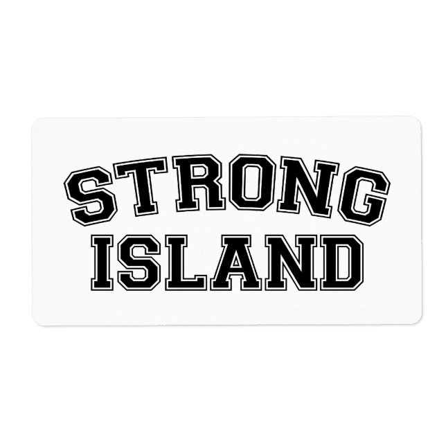 Strong Island, NYC, USA Fraktsedel (Framsidan)