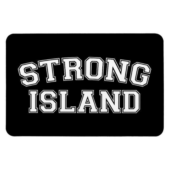 Strong Island, NYC, USA Magnet (Horisontell)