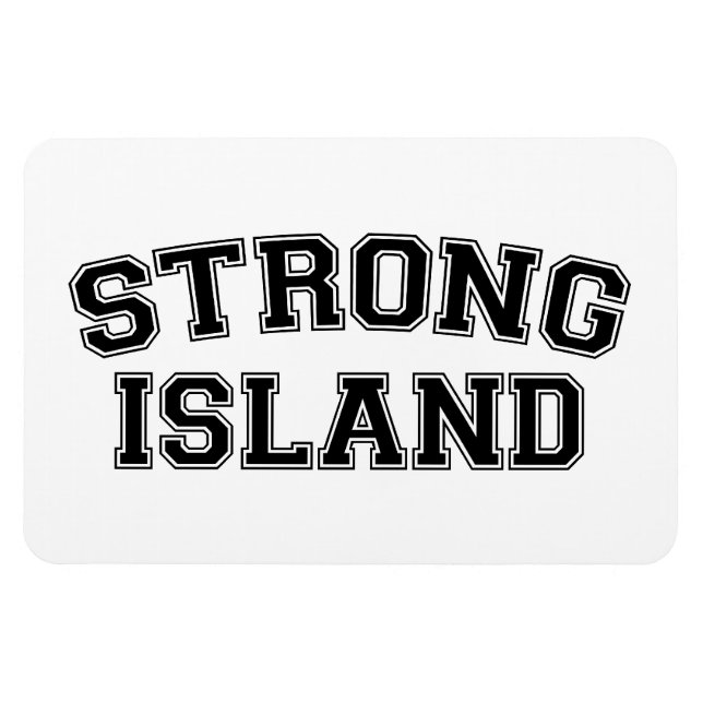 Strong Island, NYC, USA Magnet (Horisontell)