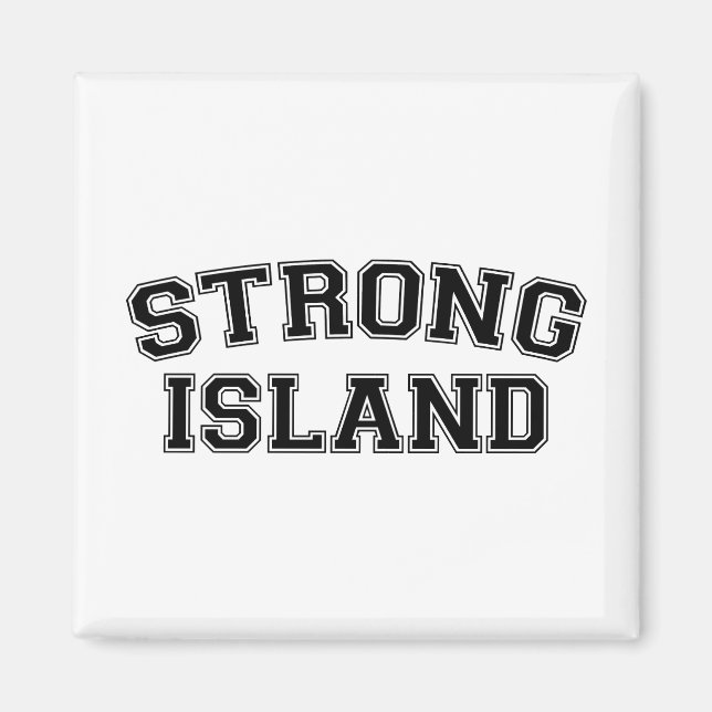 Strong Island, NYC, USA Magnet (Framsidan)