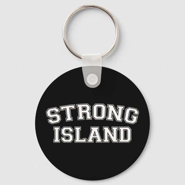Strong Island, NYC, USA Nyckelring (Framsida)