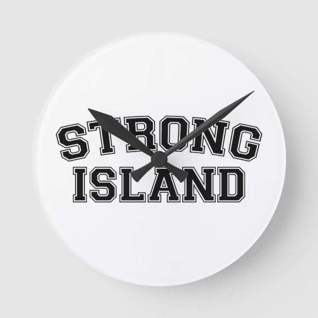Strong Island, NYC, USA Rund Klocka (Framsida)
