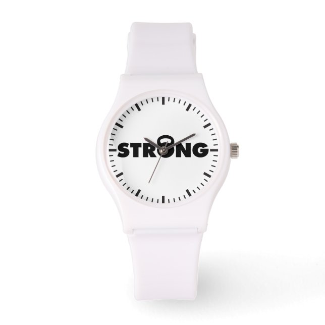 STRONG - Kettlebell Workout Motivational Armbandsur (Framsida)