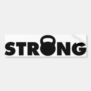 STRONG - Kettlebell Workout Motivational Bildekal