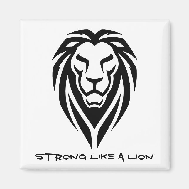 Strong like a lion magnet (Framsidan)