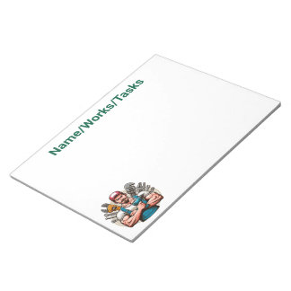Strong Mechanic – Muscular Mechanic Notepad Anteckningsblock