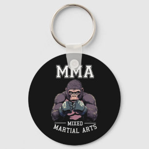 Strong Mma Gorilla - Boxing Cage Fighting Nyckelring