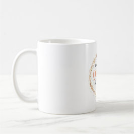 Strong Mom Queen Gold Crown Floral Design Kaffemugg