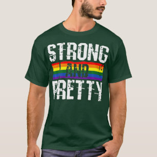 Strong och Söt Gay pride-grammen lyft T Shirt