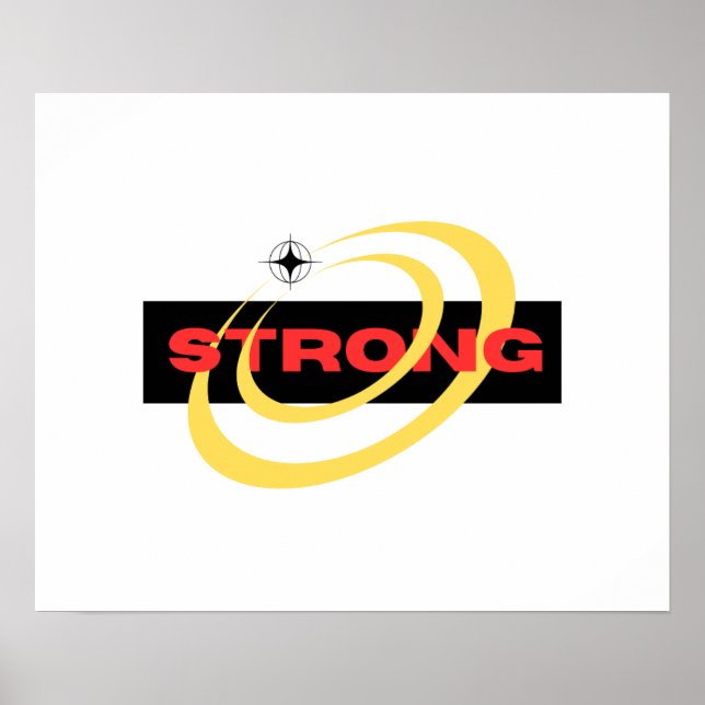 Strong – Strength Begins Within Poster (Framsidan)