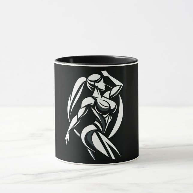 Strong Woman Fitness Personal Training Minimalist Mugg (Center)