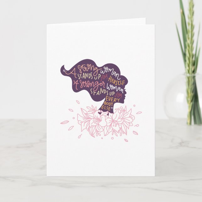 Strong Woman Kort (Framsida)