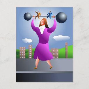 Strong Woman Vykort