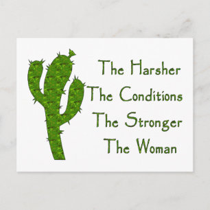 Strong Woman Vykort