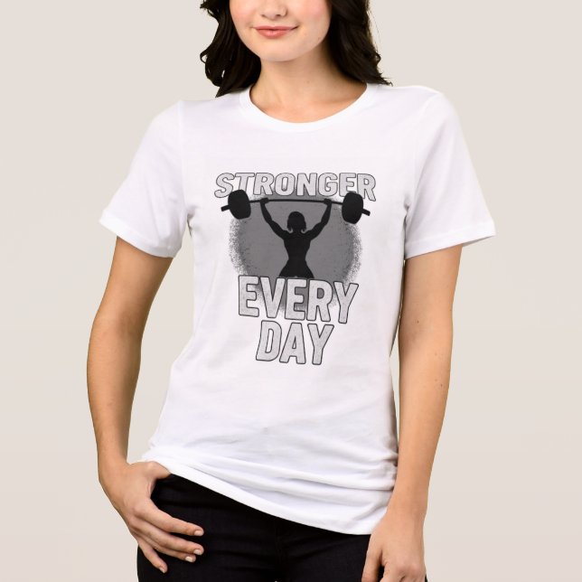 Stronger Every Day Women’s T-Shirt (Framsida)