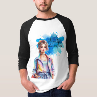 Stronger Than the Storm Inspirational Graphic T Shirt