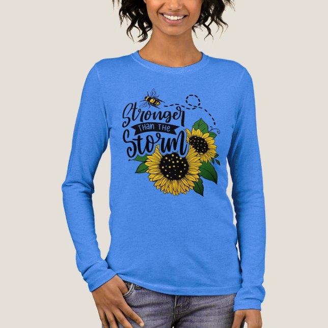 Stronger than the storm  t shirt (Framsida)