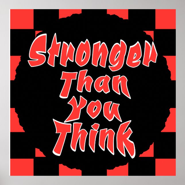 Stronger Than You Think Poster (Framsidan)