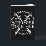 Strongers Together Iron Sharpens Iron Proverbs 27_ Kort<br><div class="desc">Strongers Together Iron Sharpens Iron Proverbs 27_17</div>