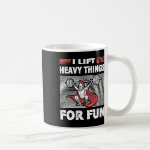 Strongman Outfit Heavy Sak for Roligt Bodybuilding Kaffemugg