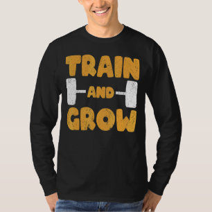 Strongman Tåg och Grow Bodybuilding & Powerlifti T Shirt