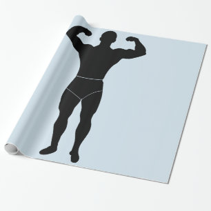 Strongman Wrapping Papper Presentpapper