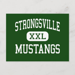 Strongsville - Mustangs - High - Strongsville Ohio Vykort