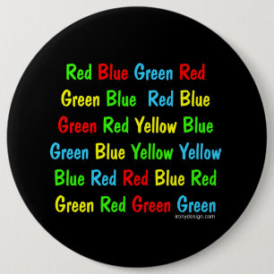 Stroop Test Färg Ord Knapp