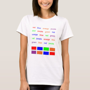 Stroop testar t-shirt