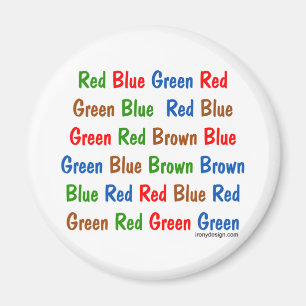 Stroop-testet Magnet