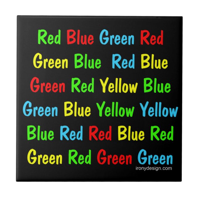 Stroopen testar affischen kakelplatta (Framsidan)