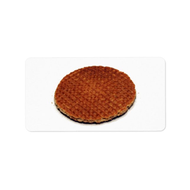 Stroopwafel Adressetikett (Framsidan)