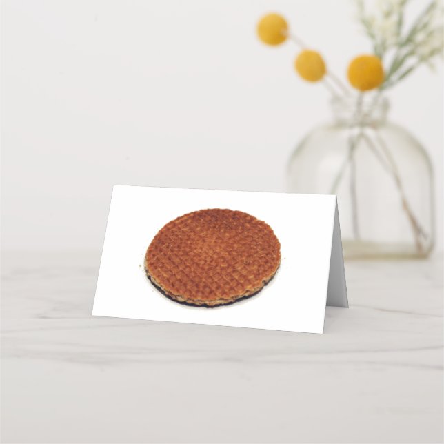 Stroopwafel Placeringskort (Framsida)