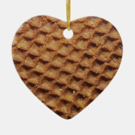 Stroopwafels Julgransprydnad Keramik