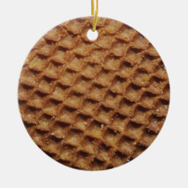 Stroopwafels Julgransprydnad Keramik