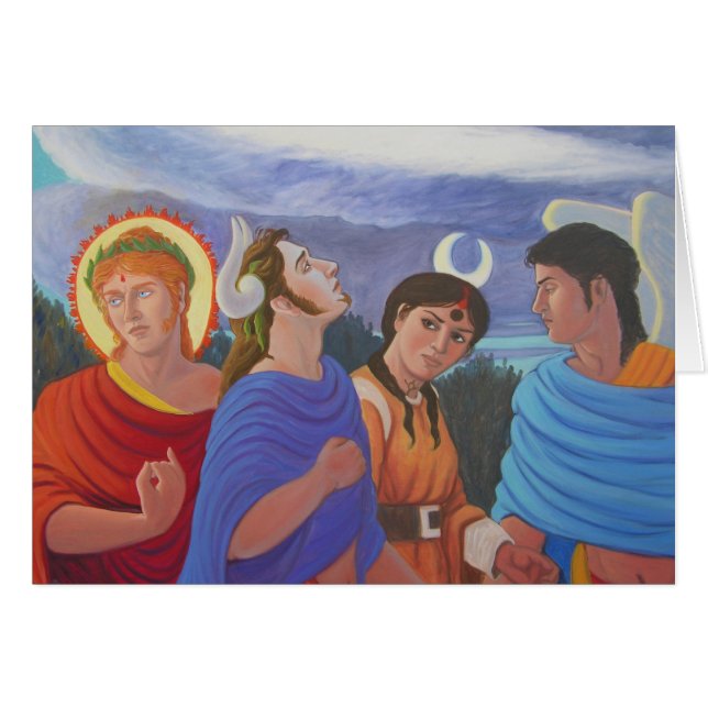 Strosa för gudomar OBS kort (Framsidan Horizontal)