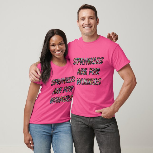 Strössel är för vinnare Humor T-Shirt (Unisex)
