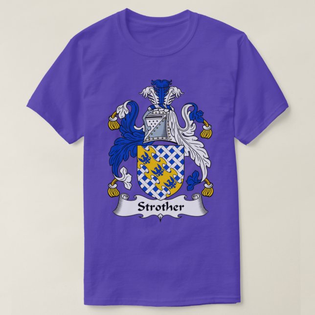 Strother Jackar Arm Family Crest  T Shirt (Design framsida)