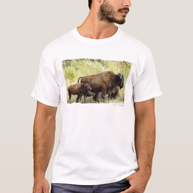 Ströva omkring buffelmanar T-tröja Tee Shirt (Framsida)