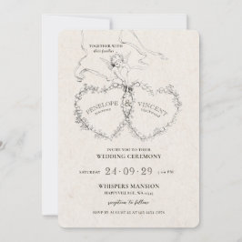 Struck av Cupids inbjudan till Arrow Wedding