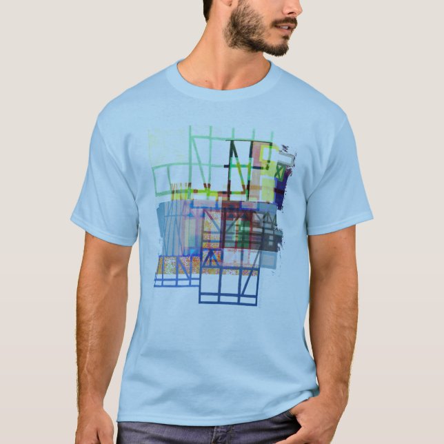 structure in blue t shirt (Framsida)