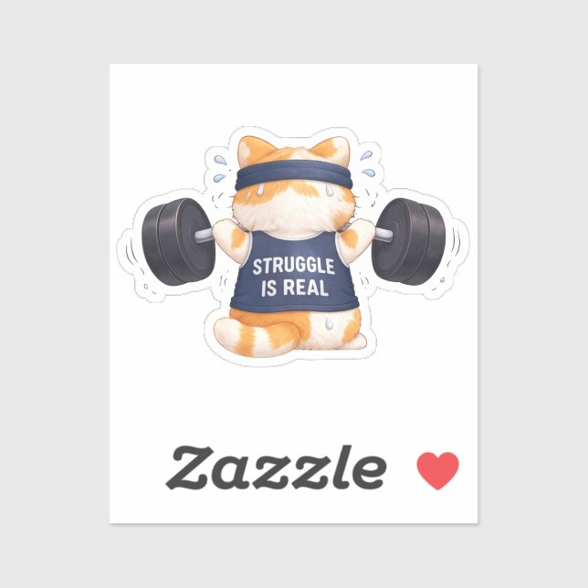 Struggle is Real Klistermärken (Ark)