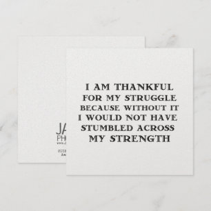 STRUGGLES 5.25 x 5.25-kort Inbjudningar