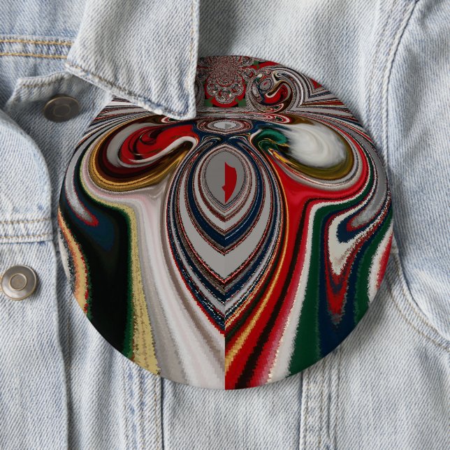 Struktur Abstrakt -utskrift för  Retro-Vintage Knapp (In Situ)