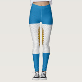 Struktur Argentina-Flagga. Leggings