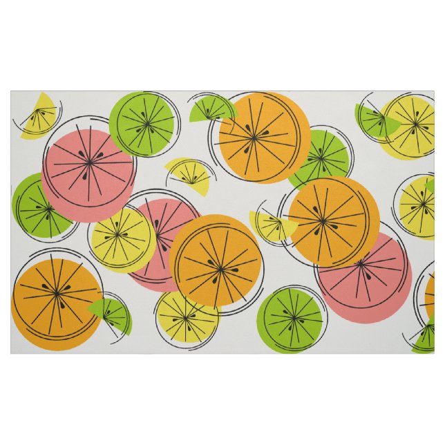 Struktur av citrusgrupp tyg (Fat Quarter)