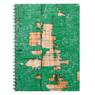 Struktur av gammalt trästängsel med schabbyfärg. G Anteckningsbok